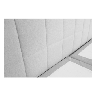 Pat tip BOXSPRING 160x200, gri deschis, FERATA KOMFORT