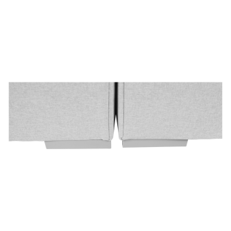 Pat tip BOXSPRING 160x200, gri deschis, FERATA KOMFORT