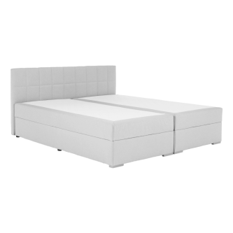 Pat tip BOXSPRING 160x200, gri deschis, FERATA KOMFORT