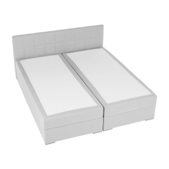 Pat tip BOXSPRING 160x200, gri deschis, FERATA KOMFORT
