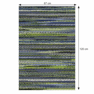 Covor, multicolor, 67x120, FETEN