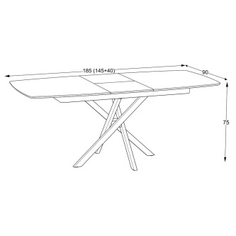 Masă extensibilă „FILIP”