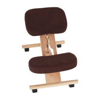 Scaun ergonomic, maro / fag, FLONET