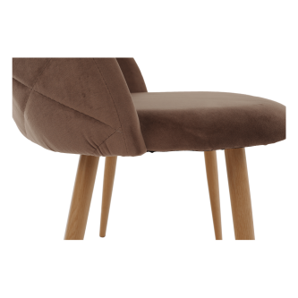 Scaun dining, maro deschis, FLUFFY