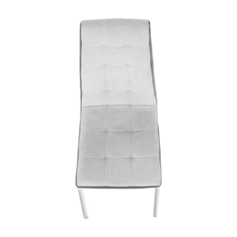 Scaun bucătărie, gri/crom, GERDA NEW