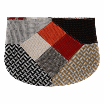 Scaun dining, patchwork color, GLORIA
