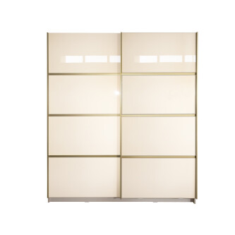 Gold Dulap 1800 Crem cu usi MDF Lucios