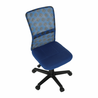 Scaun rotativ,  albastru/model/negru, GOOFY
