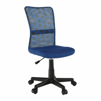 Scaun rotativ,  albastru/model/negru, GOOFY
