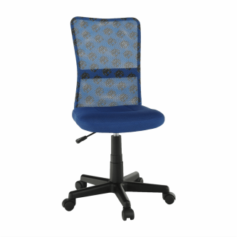 Scaun rotativ,  albastru/model/negru, GOOFY