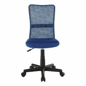 Scaun rotativ,  albastru/model/negru, GOOFY