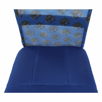 Scaun rotativ,  albastru/model/negru, GOOFY