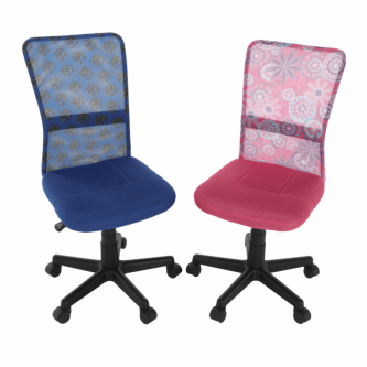 Scaun rotativ,  albastru/model/negru, GOOFY
