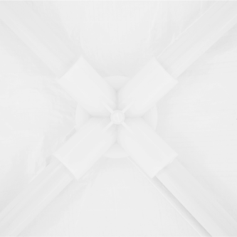 Pavilion grădină/foişor, alb, 3x3 m, GOTAN