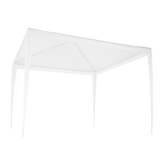 Pavilion grădină/foişor, alb, 3x3 m, GOTAN