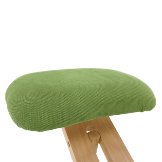 Scaun genunchi ergonomic, verde/ fag, GROCO