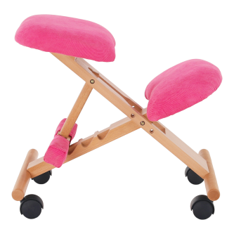 Scaun genunchi ergonomic, roz/ fag, GROCO