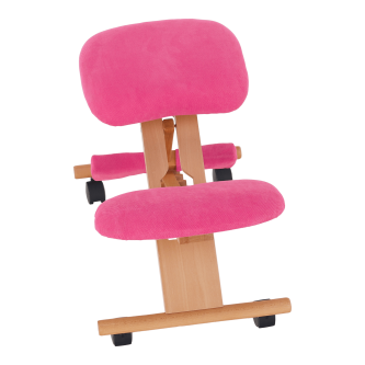 Scaun genunchi ergonomic, roz/ fag, GROCO