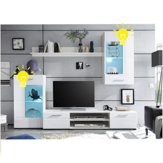 Iluminare LED,  alb, HENRI NEW