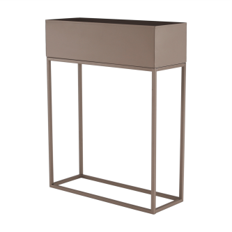 Ghiveci de flori din metal multifuncţional, gri deschis Taupe, INDIZE TYP 3 WL4214