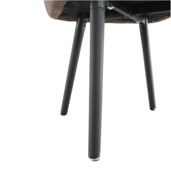 Fotoliu de design, maro-gri/negru, DABIR
