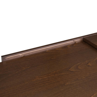 Masă dining, extensibil, nuc, 120-240x90 cm, FARO