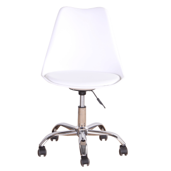 Scaun de birou, alb, DARISA NEW