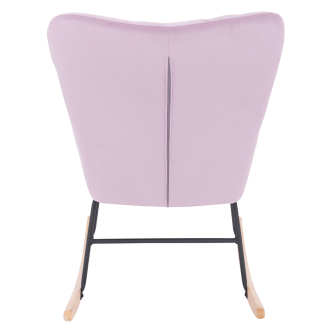 Scaun balansoar design, roz, KEMARO
