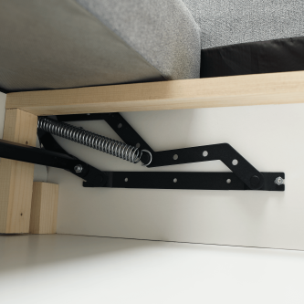 Canapea extensibilă, gri deschis, KEVAN BIG SOFA