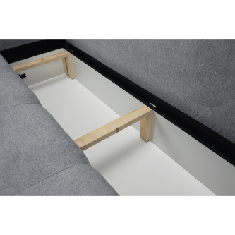 Canapea extensibilă, gri deschis, KEVAN BIG SOFA