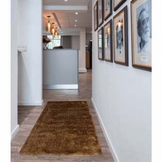 Covor, maro-auriu, 70x210, DELAND
