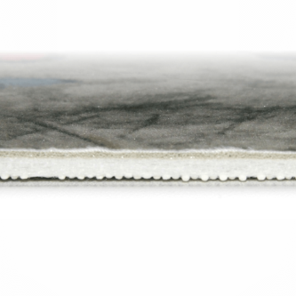 Covor 80x200 cm, albastru/crem, PARLIN