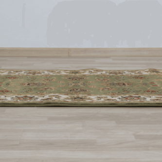 Covor 100x150 cm, verde/amestec de culori/model oriental, KENDRA TYP 2