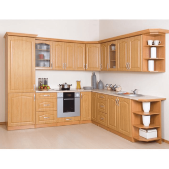 Cabinet de bucătărie, inferior, dreapta, anin, LORA MDF NEW KLASIK S90/90