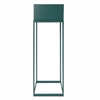 Ghiveci de flori din metal multifuncţional, verde închis, INDIZE TYP 1 WL4211