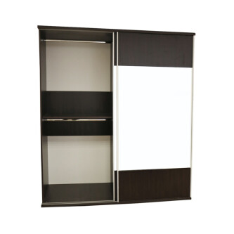 Dormitor Laguna cu pat 140x200 cu lada Wenge cu Vanilie