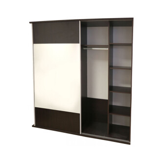 Dormitor Laguna cu pat 140x200 cu lada Wenge cu Vanilie
