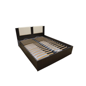 Dormitor Laguna cu pat 140x200 cu lada Wenge cu Vanilie
