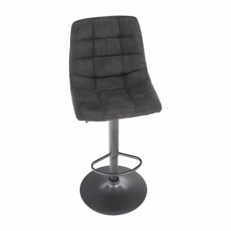 Scaun de bar, gri / negru, LAHELA