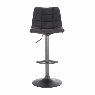 Scaun de bar, gri / negru, LAHELA