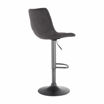 Scaun de bar, gri / negru, LAHELA
