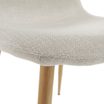 Scaun, textil crem/fag, LEGA