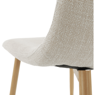 Scaun, textil crem/fag, LEGA
