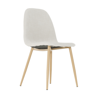 Scaun, textil crem/fag, LEGA