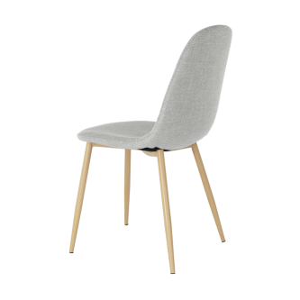Scaun, textil gri deschis/fag, LEGA
