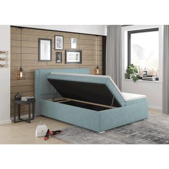 Pat boxspring 160x200, mentol, LORENA