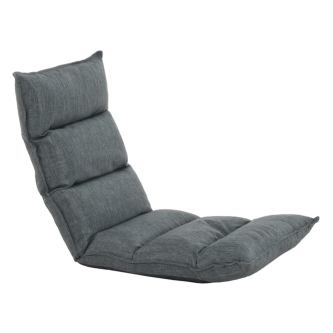 Fotoliu relaxant, material gri, LOTA NEW