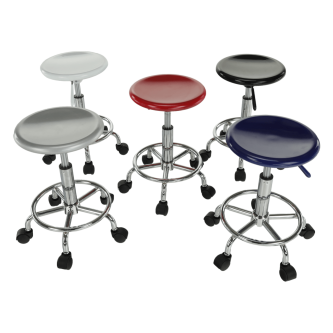 Scaun, albastru/crom, MABEL 3 NEW