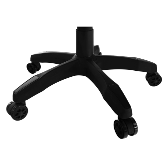 Scaun de birou / joc cu iluminare LED RGB, negru, MAFIRO