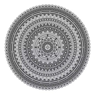 Suport de farfurie      Mandala I (set de 4)